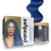 Paradyes Sapphire Navy Semi Permanent Conditioner Based Hair Color Enriched with Vegan, Natural and Herbal Hair dyes - lasts up to 8-10 washes (4.2 oz)