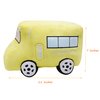 Soft Plush School Bus Stuffed Car Toy Super Cute Yellow Truck plushie Excellent Gifts for Kids or Birthday Party 11 Inches