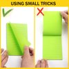 8 Pads Lined Sticky Notes 4x6 Sticky Notes with Lines Self-Stick Note Pads 8 Bright Multi Colors, 35 Sheet/Pad