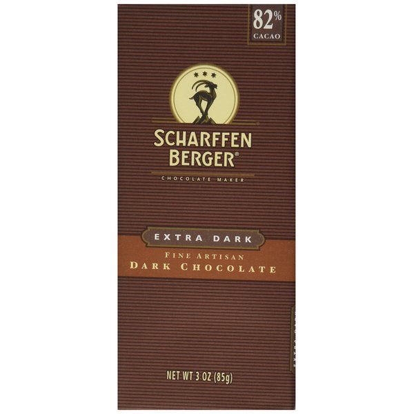 Scharffen Berger, 82% Extra Dark Chocolate Bar, 3 oz