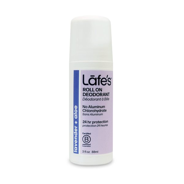 Lafe's Natural Deodorant | 3oz Roll-On Aluminum Free Natural Deodorant | Lavender & Aloe