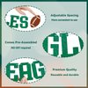 Fly Eagles Fly Banner - Football Birthday Decorations, Game Day Party Decorations, Go Eagles Banner, Eagles Party Decoration Supplies Green Glitter