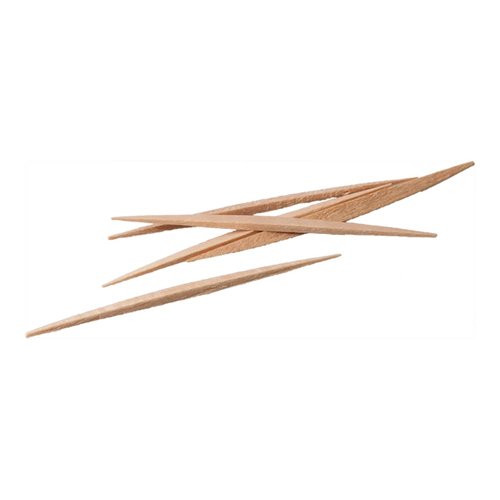 Paro 71750 Solid Stuzz Dpp P | Double Pointed Wooden Toothpicks | Medium Interdental Toothpick | 96 pieces of Wooden Sticks