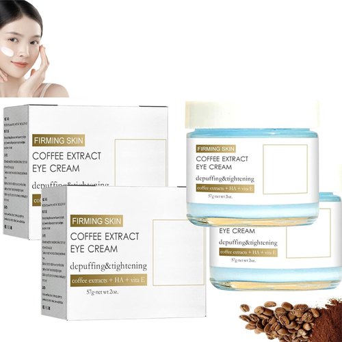 Rednow Phix Caffeine Eye Cream, Caffeine Eye Cream For Dark Circles And Puffiness, Caffeine Anti-Wrinkle Stay-Up Late Eye Cream For Bags Puffiness Dark Circles (2Pcs)