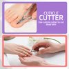 Utopia Care Cuticle Trimmer with Cuticle Pusher, Nail Cuticle Trimmer Set, Manicure Kit, Pedicure Kit, Sharp Cuticle Nippers Professional, Nail Cuticle Pusher Tool, Cuticle Remover Tool Kit (Silver)