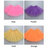 Women Tutu Colorful Running Skirts Rave Costumes Tutus, Classic Skirts Party Favor Orange