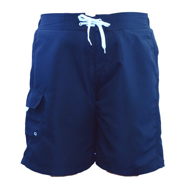 Adoretex Women’s Plus Size Quick Dry Swim Board Shorts, 8” Inseam Polyester Light Weight Board Shorts Swimsuit - FB007P - Navy - 4X