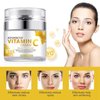 Rosarden Vitamin C Cream, Vitamin C Face Cream With Nicotinamide & Hyaluronic Acid, Vitamin C Moisturizer For Face, Anti Aging Vitamin C Face Cream For Reduces Wrinkle, Fine Lines & Tightening Skin