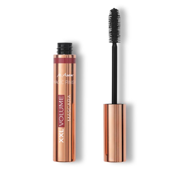 M. Asam Magic Finish XXL Volume Mascara – Brown volumizing & nourishing mascara for long & full for a natural look, eye make-up with volume spheres for definition, length & intense color, 0.33 Fl Oz