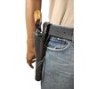Barsony Black Leather 49-er Style Gun Holster for Ruger Super Blackhawk Left