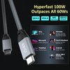 QCEs USB C to USB C 3.2 Gen 2 Cable, 6.6Ft USB C Monitor Cable 100W PD Charging, 20Gbps Data for USB4/Thunderbolt 3/4 Compatible with MacBook Pro/Air, iPad, Galaxy S23, Brio 4K Webcam