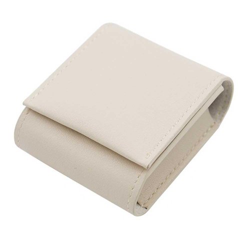 Teensery Leather Lipstick Case Portable Lip Gloss Bag Lip Balm Holder Case Lipstick Storage Box Organizer with Mirror for Women Ladies, 1 Piece
