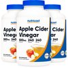 Nutricost Apple Cider Vinegar 500mg, 240 Vegetarian Capsules - Natural, Non-GMO, and Gluten Free (3 Bottles)