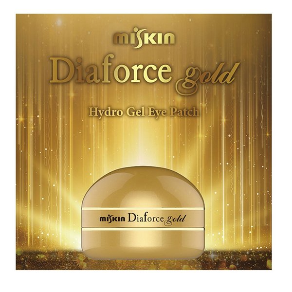 [made in korea] MISKIN Diaforce 60 sheets Gold & Diamond Hydro-Gel Eye Patch eye mask by miskin