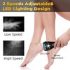 7d24hcare Electric Callus Remover for Feet, 16 Pack Rechargeable Pedicure Kit, Waterproof Foot Scrubber Tool with 3-Roller Head & 2-Speed for Cracked Heels & Dead Skin
