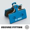 2 Pairs Multi-Metallic Disc Brake Pads for Shimano XT Br-M8000 M785 XTR BR-M9000 M9020 M987 M988 M985 SLX BR-M7000 M675 M666 Deore M615 RS785 R785 CX75 R515 R315 R317 R517 Alfine BR-S700 DP-G01S