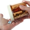 Trenton Gifts 6-Compartment Pill Box for Supplements, Medicine Organizer for Men and Women. 2 Pack. 4" H X 4" Diam. Self Adhesive Labels