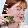THLHKD Gua Sha Facial Tools, Natural Jade Stone Guasha, Guasha Board for SPA Acupuncture Therapy Trigger Point Treatment, Gua Sha Scraping Massager for Jawline Sculpting and Puffiness Reducing