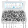 SATANTECH 500pcs Pop Rivets Assortment Kit,14 SAE Sizes Aluminum Rivets (3/32" 1/8" 5/32" 3/16" 1/4"), Assorted Blind Rivets with Reinfored Divider & Labeled Case