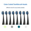 Replacement Toothbrush Heads for AquaSonic Black Series, 8 Count