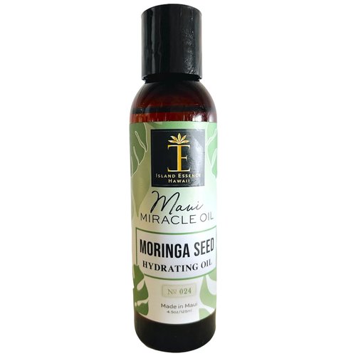 Island Essence Maui Miracle Oil Hawaii (4.5 Ounce, Moringa Seed Hydrating Oil)