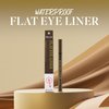 NOON'S UP Flat Eye-Liner - Waterproof Liquid Eyeliner Pen | Ultra-Slim & Bold Ash Brown Eyeliner Liquid | Quick Dry Waterproof Eyeliner Pen | Eye-Defining Brown Liquid Eyeliner 0.018 Fl Oz