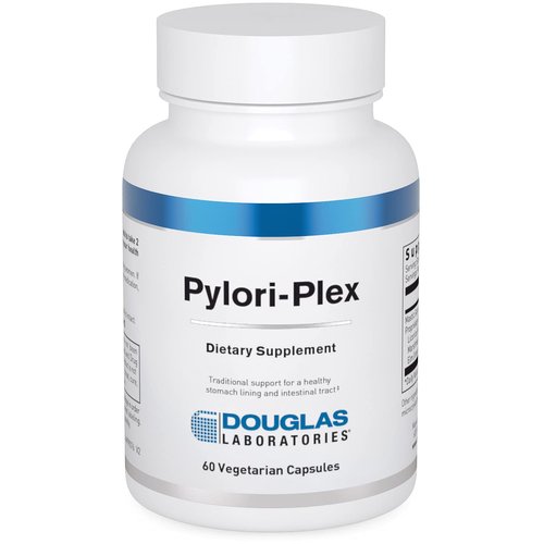 Douglas Laboratories Pylori-Plex - for Stomach Lining & GI Support* - with Mastic Gum, Licorice Root, Marshmallow Root & Slippery Elm - DGL Supplement - 60 Vegetarian Capsules