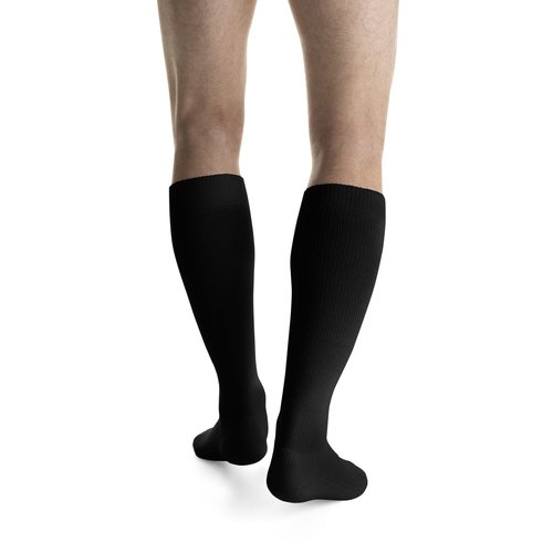JOBST Activewear 20-30 mmHg Knee High Compression Socks, Small, Cool Black