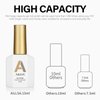 AILLSA White Gel Nail Polish French Manicure Gel Polish Long Lasting Extre White Wedding Nail Gel Polish Soak Off U V Gel Polish Winter Nail Art at Home Valentine's Day Gift 0.51 Fl Oz