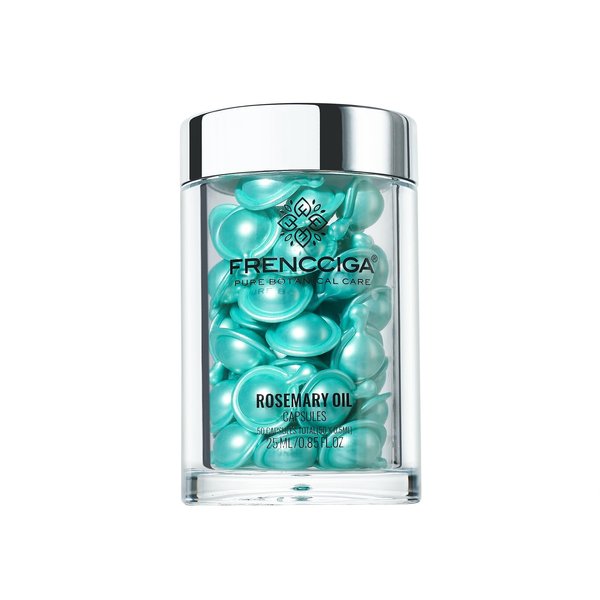FRENCCIGA Rosemary All Over Oil Capsules, Rosemary Oil Serum Locking in Moisture & Nourishes for Hair, Scalp, Face & Body 50 Capsules