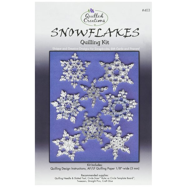 Quilling Kit, Snowflakes