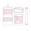 Toothbrush Travel Case, Plastic Container Toothbrush Holder Brushes Box Breathable Design with Air Hole More Toothbrush Tube Container for Home Daily Business Use (Black)