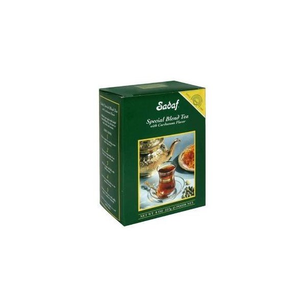 Special Blend Tea with Cardamom - 8-ounce Boxes (Pack of 2) by Sadaf