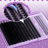 Yawamica Cluster Eyelash Extensions Fluffy Lash Clusters with Bottom Lashes 200D Volume Individual Lashes 315pcs Wispy Eyelash Clusters 10-20mm DIY Lash Extension at Home