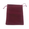 Pack of 25 Velvet Gift Bags Drawstring Jewelry Pouches Candy Bags Wedding Favors (7" X 5", red)