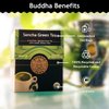 Buddha Teas - Organic Sencha Green Tea - For Health & Wellbeing - Japanese Green Tea - With Antioxidants & Minerals - Clean Ingredients - Caffeinated - OU Kosher & Non-GMO - 18 Tea Bags (Pack of 1)