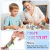 Charniol 57 Pcs Mini Finger Toy Set, Finger Skateboards, Finger Bikes, Finger Scooter, Finger Tops, Finger Pants, Finger Shoes, Finger Knee Pads, Mini Bike Wheels Tools for Christmas Party Gift