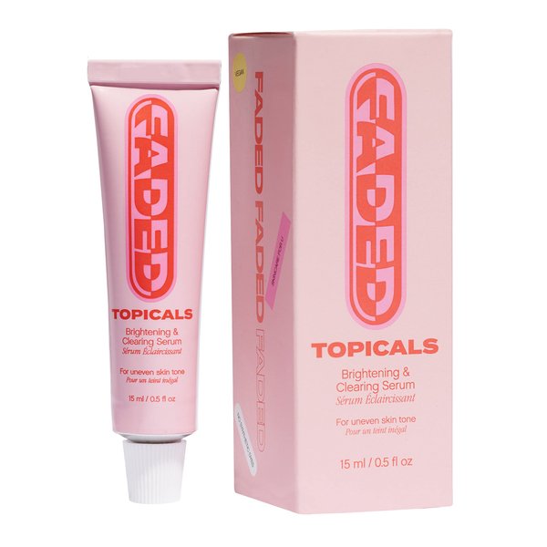 Topicals Mini Faded Skin Serum for Brightening and Clearing Uneven Skin Tone - Tranexamic Acid and Niacinamide for Post Imperfection Marks, Scars and Spots (0.5 Fl Oz)