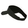 Otto Caps Youth Cotton Sun Visor - Black OSFM