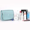 Narwey Hanging Toiletry Bag for Women Travel Makeup Bag Organizer Toiletries Bag for Travel Size Cosmetics Essentials Accessories (Sky Blue)