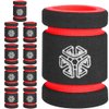 COHEALI 10pcs Tattoo Grip Foam Cover Tattoo Tube Grips Cover Tattoo Pen Covers Tattoo Machine Sleeve Tattoo Machine Accessories for Tattooing Red
