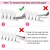 Premade Fans Eyelash Extensions Short Stem Premade Volume Eyelash Extensions 5D-D-0.07-18 Volume Lash Extensions Pre made Lash Fans C D Curl .07 .10(5D-D-0.07,18mm)