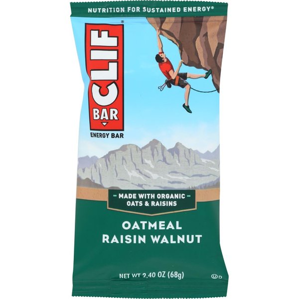 CLIF ENERGY BAR 24 Count, lmOYOXK Oatmean Raisin Walnut