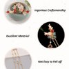 Engjajo Alloy Hair Sticks Pins Long Tassel Butterfly Flower Hanfu Chinese Hair Comb Set of 1 Earrings Traditional Classical
