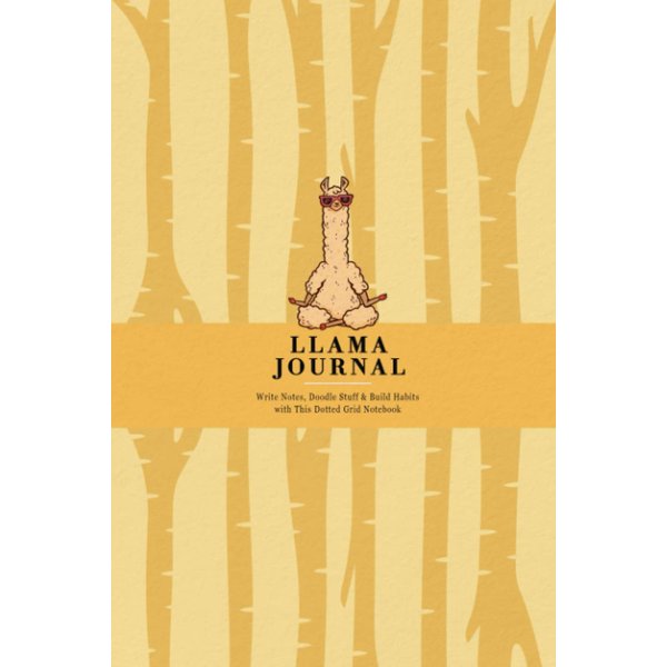Llama Journal: Write Notes, Doodle Stuff & Build Habits with This Dotted Grid Notebook | Llama Meditating