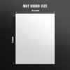 AUEAR, White 8.5x11 Uncut Mat Matte Boards for Picture Framing, Print, Artwork - Backing Boards 1/16" Thick, 15 Pack
