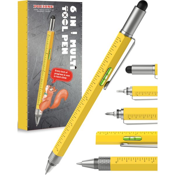 Stocking Stuffers for Men Multitool Pen: Mens Gifts for Christmas Unique White Elephant Gifts for Adults Useful, Gifts for Men Dads Who Want Nothing, Cool Gadgets EDC Tools for Men Birthday Gift Ideas