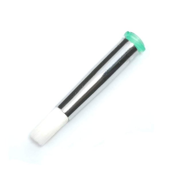 SANANTS 18Ga 5mm OD Brush Tip Dispensing Syringe Needle with Luer Lock.Glue Brush, Not Easy to Wear The Surface of The Object (Pack of 1)