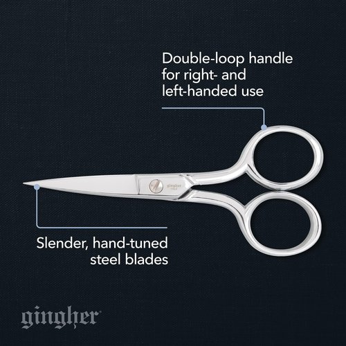 Gingher Embroidery Scissors 4"