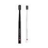Curaprox Black is White Toothbrush, Black is White Carbon Toothbrush Set, Includes 1 Black Toothbrush & 1 White Toothbrush